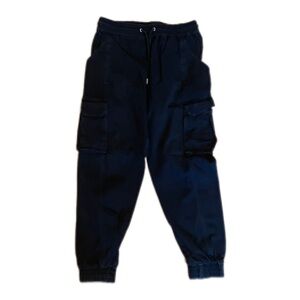 YoungLA Black Cargo Joggers